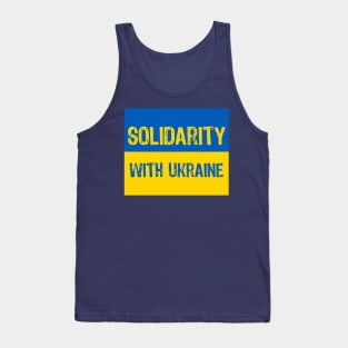 Solidarity with Ukraine Tank Top